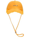 La Casquette Artichaut Cotton Ball Cap Yellow - JACQUEMUS - BALAAN 1