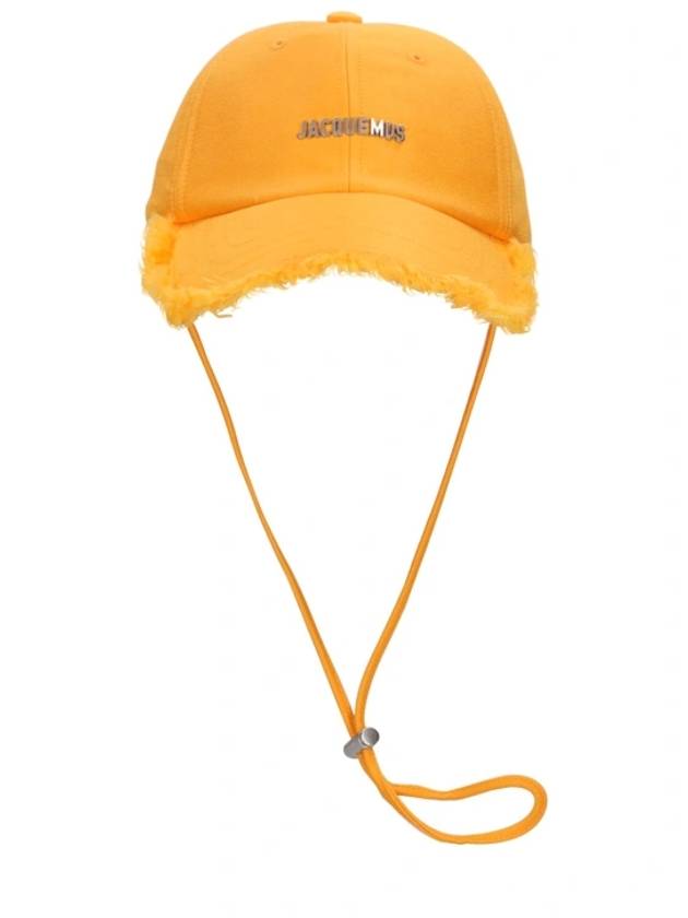 La Casquette Artichaut Cotton Ball Cap Yellow - JACQUEMUS - BALAAN 1