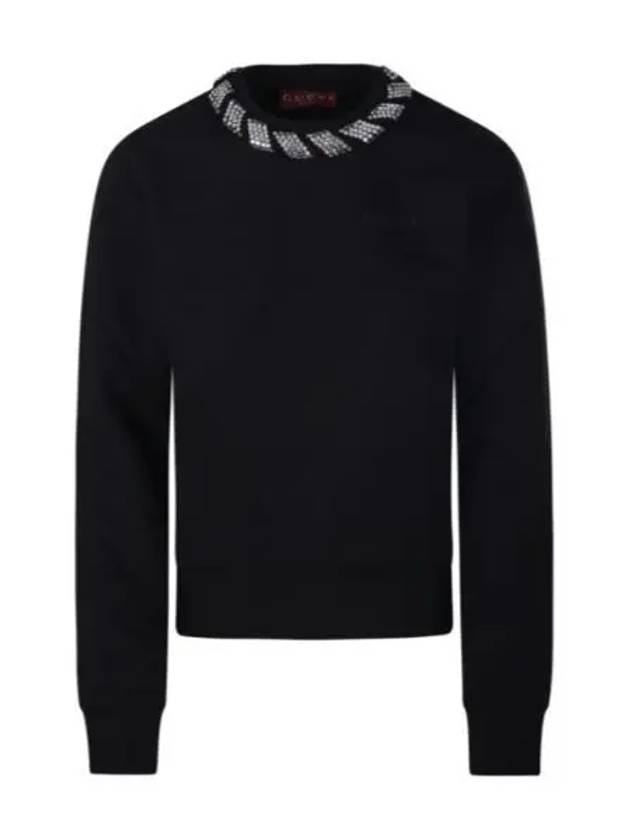 789267 XJGL2 1043 Black Cotton Sweater - GUCCI - BALAAN 2