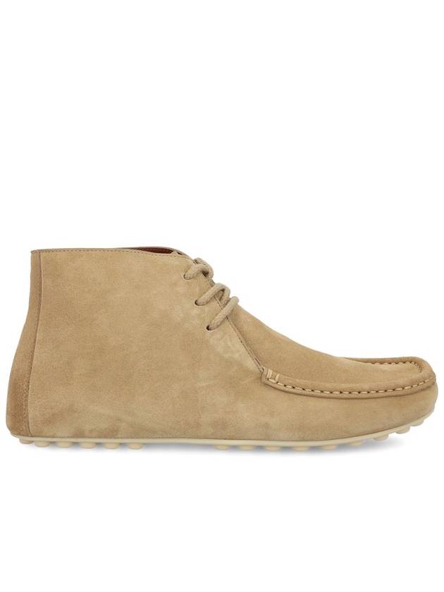 Lace up dot sole walker boots light wood smoke - LORO PIANA - BALAAN 2