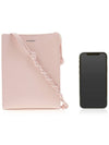 Logo Small Tangle Leather Cross Bag Pink - JIL SANDER - BALAAN 7