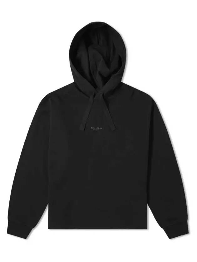 Reverse Logo Hoodie Black - ACNE STUDIOS - BALAAN 2