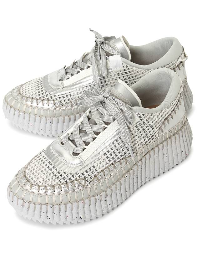 Nama Low Top Sneakers Silver - CHLOE - BALAAN 2