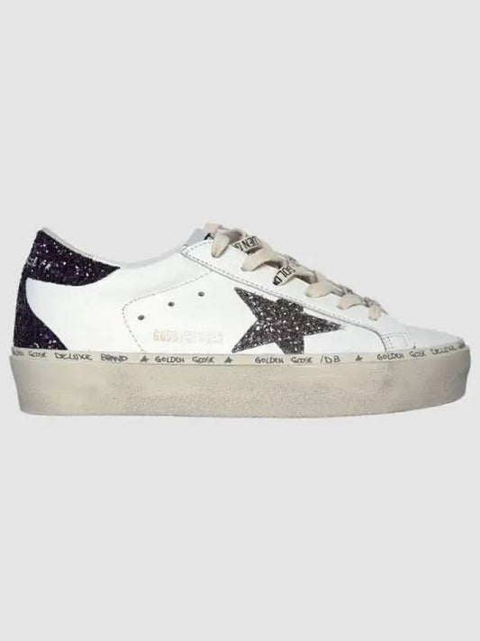 Hi Star Glitter Tab Low Top Sneakers White - GOLDEN GOOSE - BALAAN 2