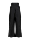 Wrap Straight Pants Black - LOEWE - BALAAN 2