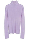 Nicole Wool Cashmere Turtleneck Parma Violet - A.P.C. - BALAAN 2