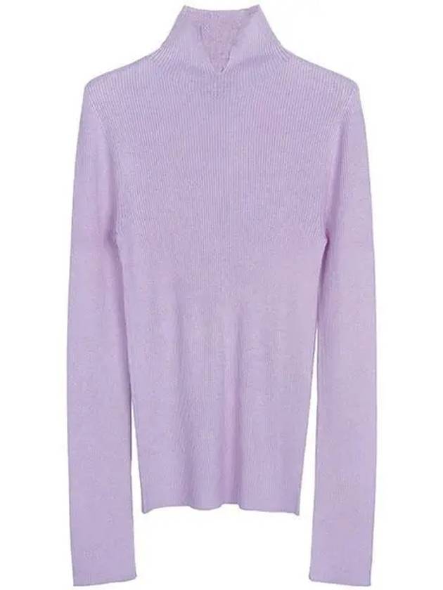 Nicole Wool Cashmere Turtleneck Parma Violet - A.P.C. - BALAAN 2