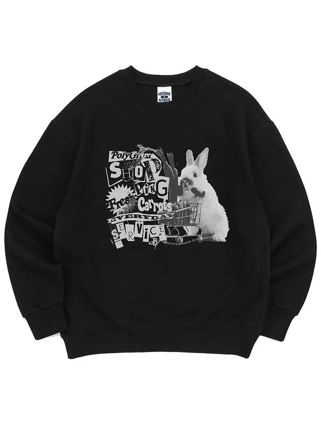 Shopping Carat Sweatshirt Black - POLYGRAM - BALAAN 5