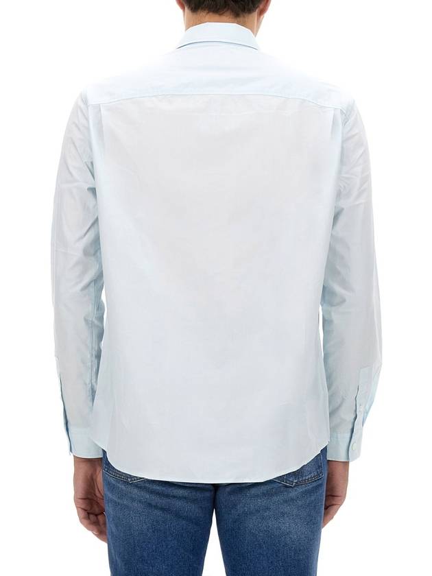 Edouard Long Sleeve Shirt Blue - A.P.C. - BALAAN 3