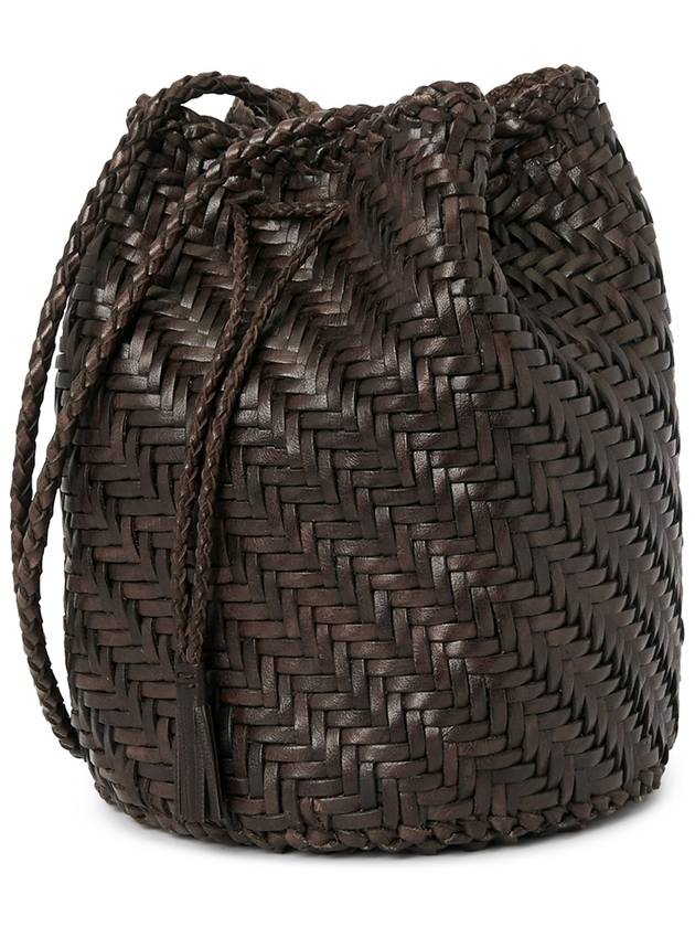 Pom Pom Double Jump Women's Bucket Bag 8838 DK BROWN - DRAGON DIFFUSION - BALAAN 2