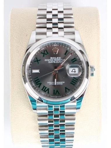 Rolex Datejust 36 Wimbledon Dome Bezel 22 Years - ROLEX - BALAAN 1