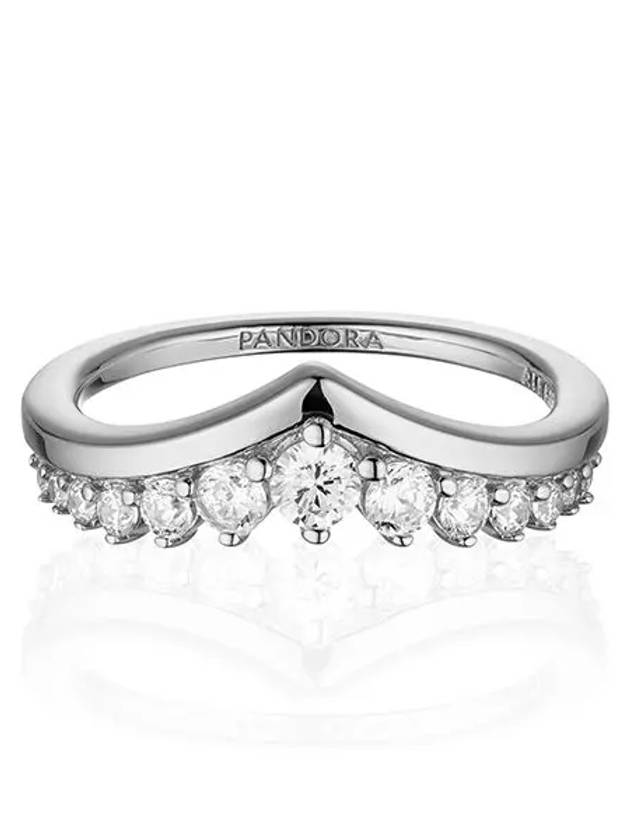 Timeless Wish Floating Pave Ring Sterling Ring Silver - PANDORA - BALAAN 3