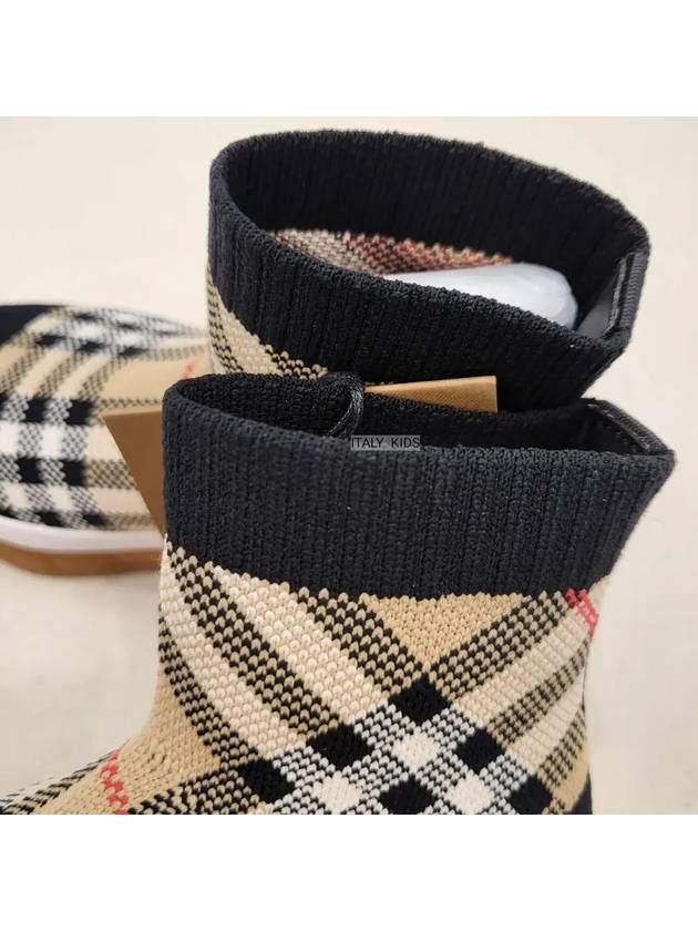 Kids Denim Vintage Check Socks Sneakers 8059640 Outlet Italy - BURBERRY - BALAAN 5