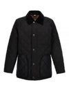 Quilted Thermoregulated Barn Jacket Black - BURBERRY - BALAAN 2