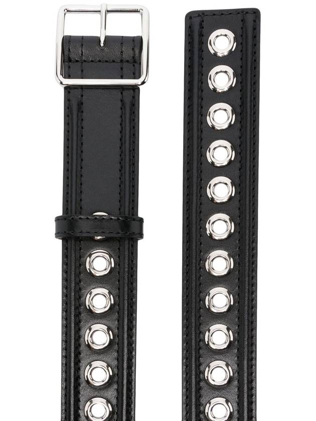 Regular Belt 733408 1BRCC1000 BLACK - ALEXANDER MCQUEEN - BALAAN 3