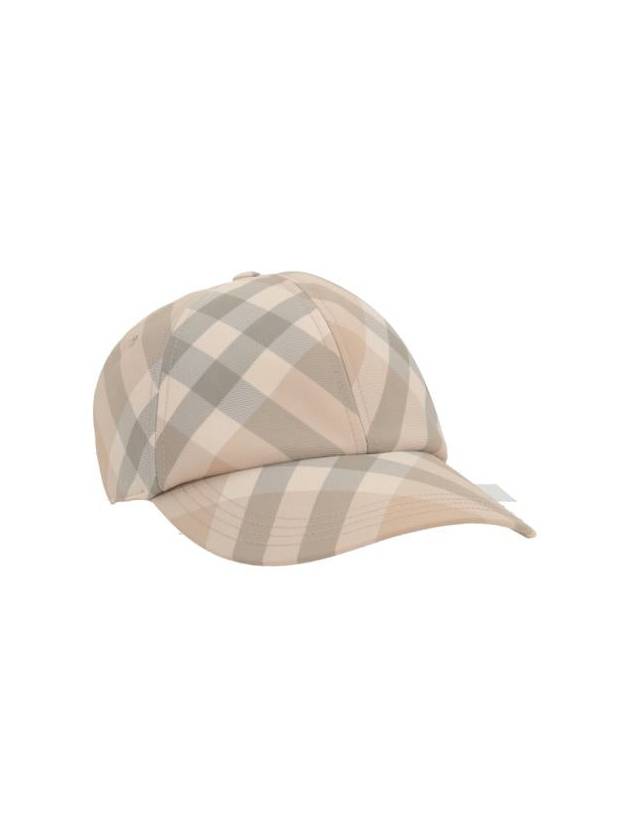 Check Ball Cap Beige - BURBERRY - BALAAN 6