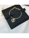 heart crystal chain bracelet gold - CHANEL - BALAAN 10