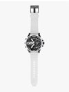 Mr. Daddy 2.0 White Silicone Strap Watch Black - DIESEL - BALAAN 4