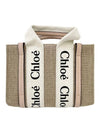 24SS Linen Woody Mini Tote Bag CHC22AP237I26 - CHLOE - BALAAN 1