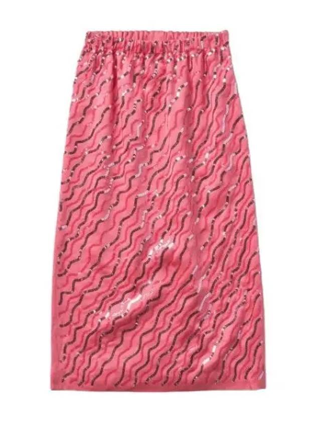 Crepe Satin Skirt Pink Candy Women s - MARNI - BALAAN 1