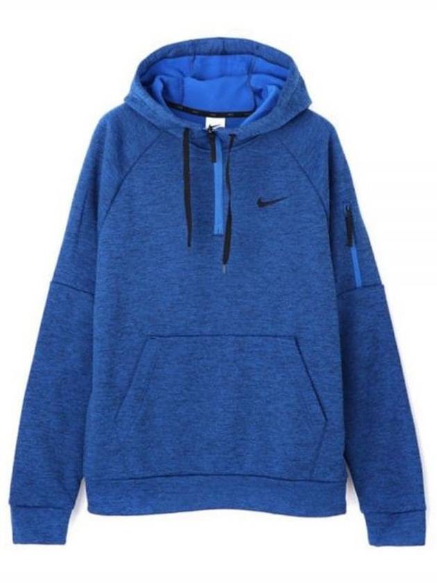 Golf Therma-Fit Fitness 1/4 Zip Hoodie Blue - NIKE - BALAAN 2