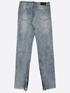 Skinny zipper point casual jeans AJN177 - IKALOOOK - BALAAN 4