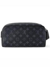 Dopp Kit Toilet Monogram Eclipse Pouch Bag Black - LOUIS VUITTON - BALAAN 5