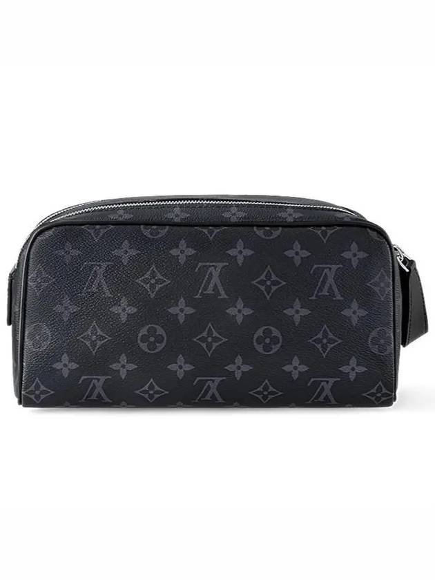 Louis Vuitton Dopp Kit Monogram Eclipse Pouch Bag Black - LOUIS VUITTON - BALAAN 5