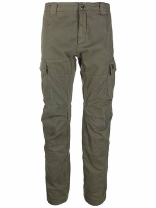 Logo Cargo Straight Pants Khaki - CP COMPANY - BALAAN 2