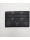 Monogram Eclipse Double Card Wallet Black - LOUIS VUITTON - BALAAN 3