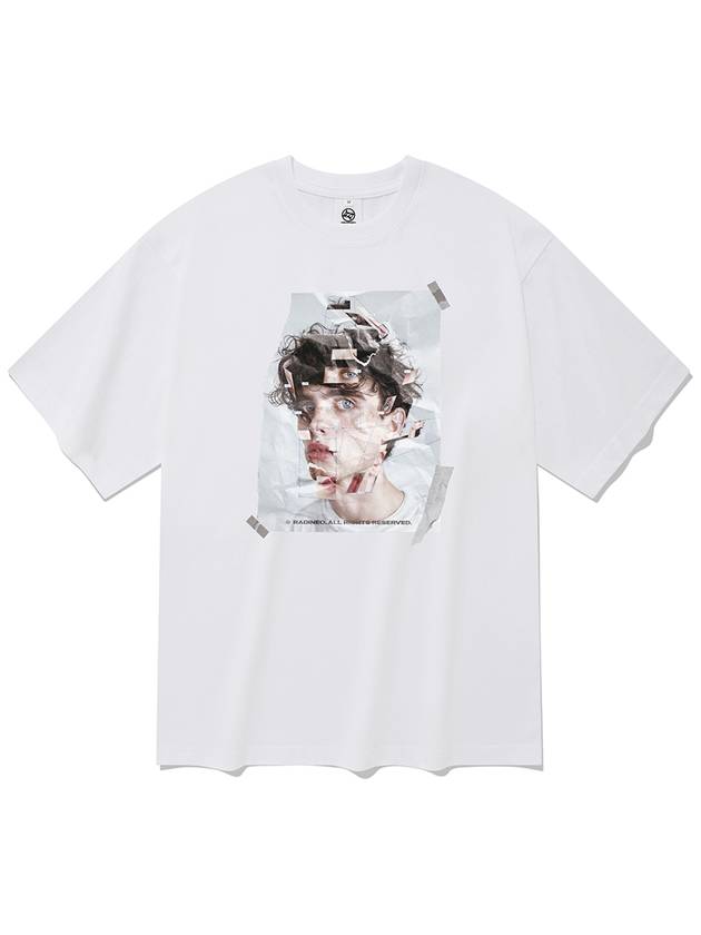 face short sleeve t-shirt white - RADINEO - BALAAN 1