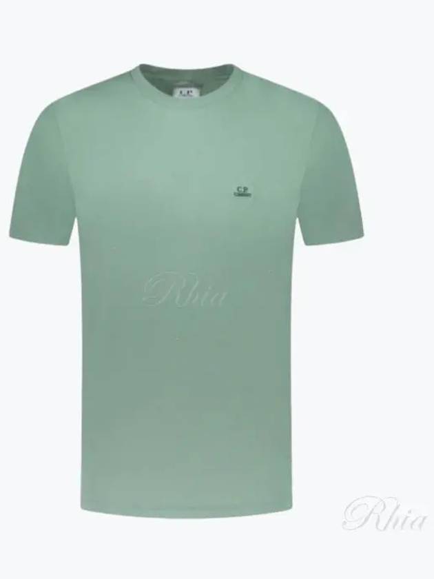 30/1 Jersey Logo Short Sleeve T-Shirt Green - CP COMPANY - BALAAN 2