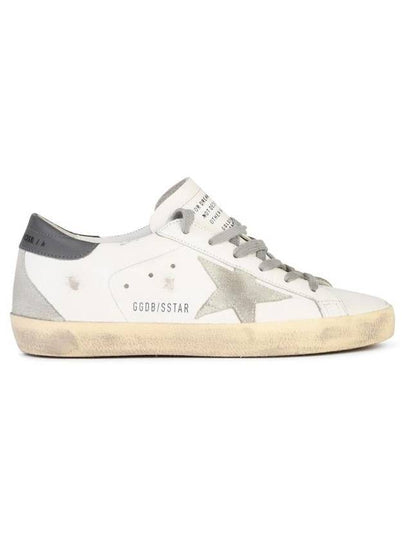 Superstar Leather Low Top Sneakers Grey White - GOLDEN GOOSE - BALAAN 2