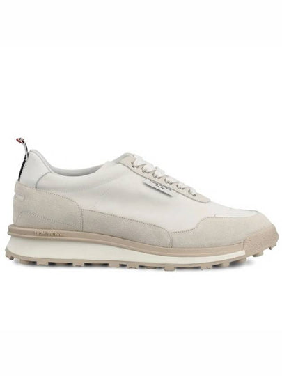 Alumni Eco Nylon Sneaker Tonal White Fun Mix - THOM BROWNE - BALAAN 2