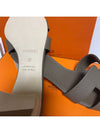 Oasis Epsom Sandals Etoupe - HERMES - BALAAN 6