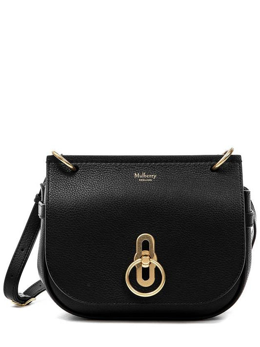 Amberley Classic Satchel Small Grain Shoulder Bag Black - MULBERRY - BALAAN 2