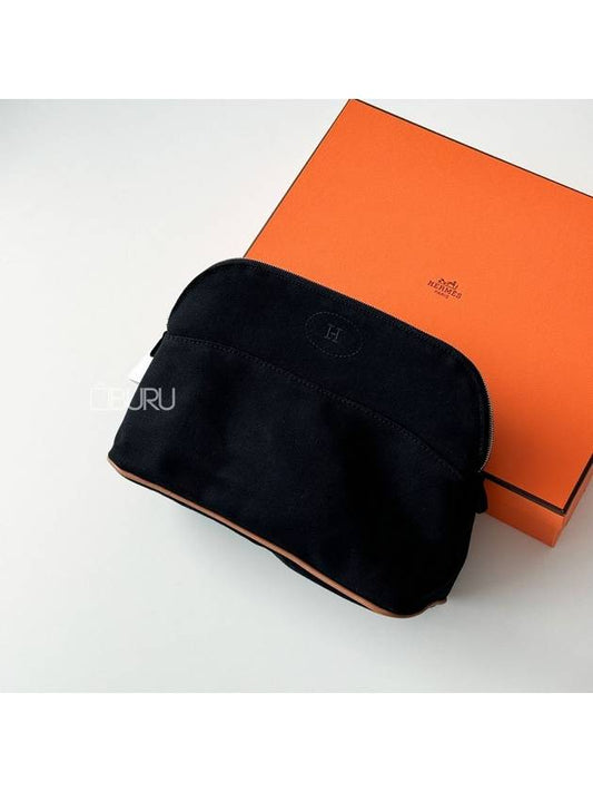 Logo Bolide Medium Pouch Bag Black - HERMES - BALAAN 2