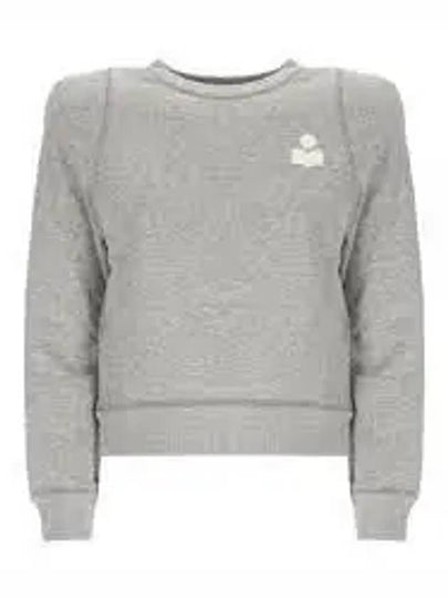 PrissaLogo Print Sweatshirt Grey - ISABEL MARANT - BALAAN 2