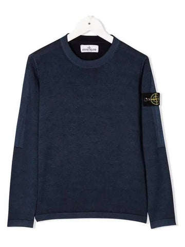 Kids Women s Wappen Wool Knit Dark Blue 7116513A3 V0026 Other 1014220 - STONE ISLAND - BALAAN 1