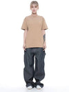 Men s TSHT BE Tension Span Short Sleeve T Shirt Beige - CHANCE'S NOI - BALAAN 5