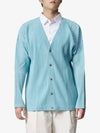 HOMME PLISSE Pliss Pleated Cardigan Aqua Blue HP36JL19171 - ISSEY MIYAKE - BALAAN 2