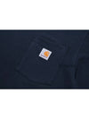 K126 Workwear Pocket Long Sleeve T Shirt Unisex Navy - CARHARTT - BALAAN 4