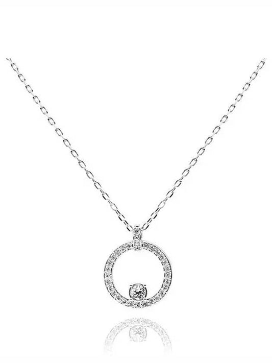 Constella Pendant Rhodium Plated Necklace Silver - SWAROVSKI - BALAAN 2