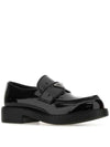 Patent Leather Loafers Black - PRADA - BALAAN 3