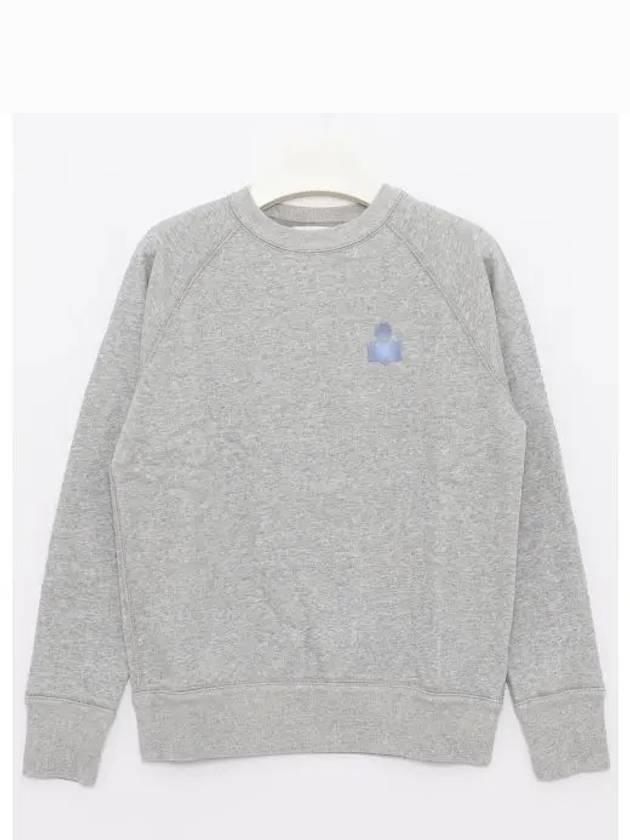 Milla Logo Cotton Sweatshirt Grey - ISABEL MARANT - BALAAN 2