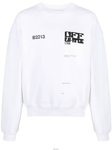 Tech Marker Sweatshirt White - OFF WHITE - BALAAN 1