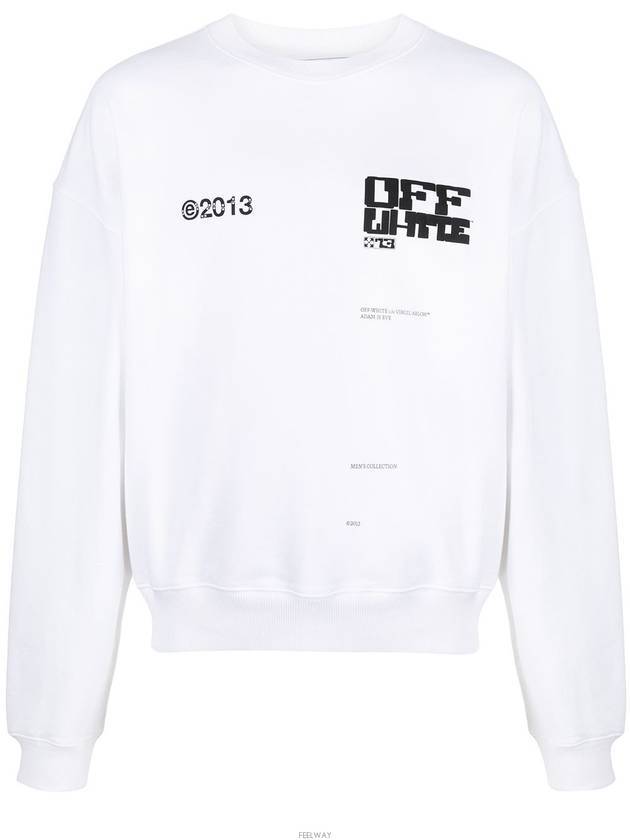 Tech Marker Sweatshirt White - OFF WHITE - BALAAN 1