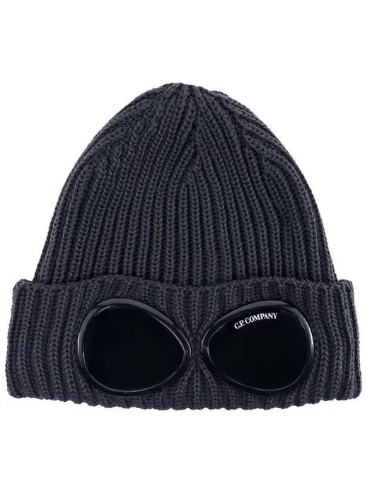 Goggles Merino Wool Beanie Grey - CP COMPANY - BALAAN 1