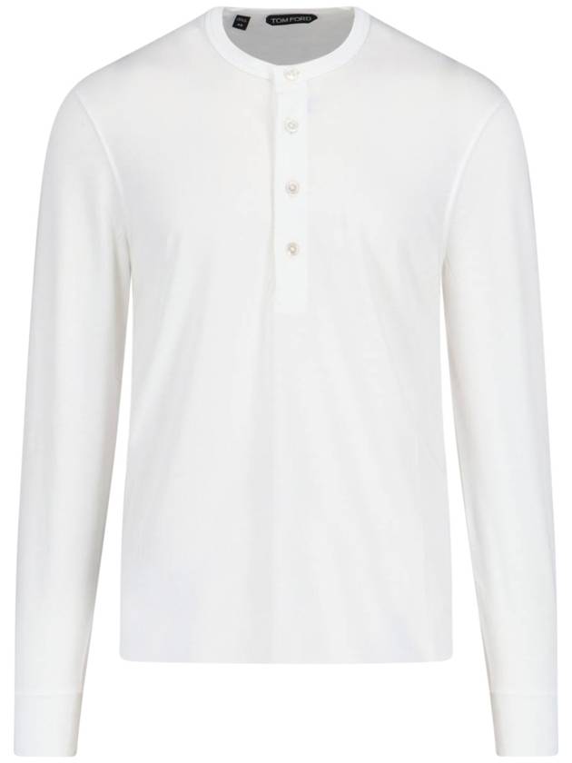 Tom Ford T-shirts and Polos White - TOM FORD - BALAAN 1