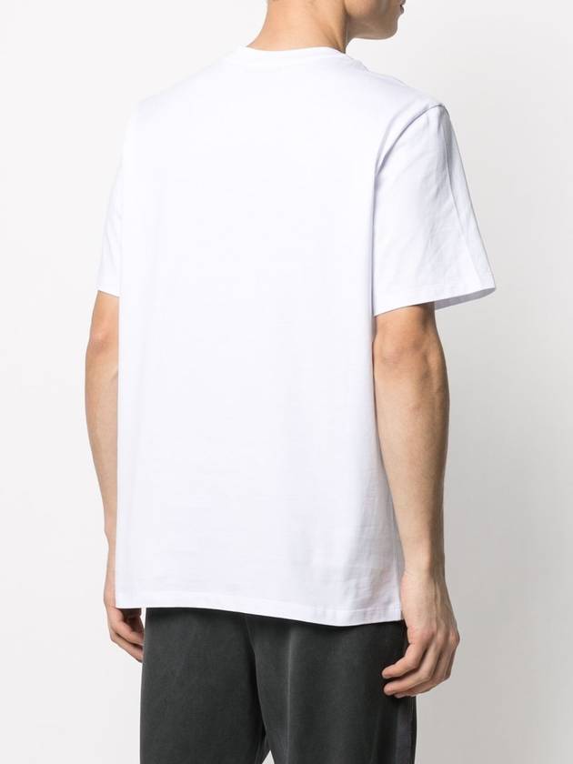 Micro Logo Cotton Short Sleeve T-Shirt White - MSGM - BALAAN 5